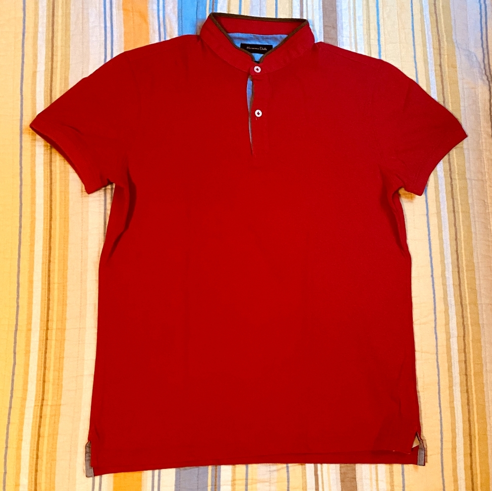 Massimo Dutti w/ Mandarin Neck Shirt